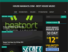 Tablet Screenshot of house-maniacs.com